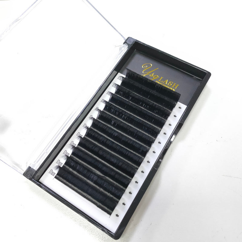 Customization easy fan eyelash custom packing individual lashes extension